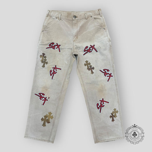 Chrome Hearts Sex Records Patch Carpenter Pants