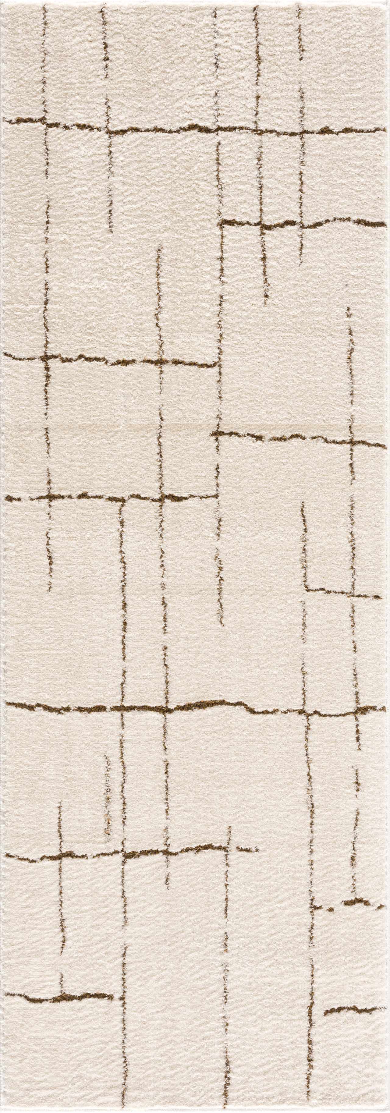Koume Ivory & Brown Area Rug-5
