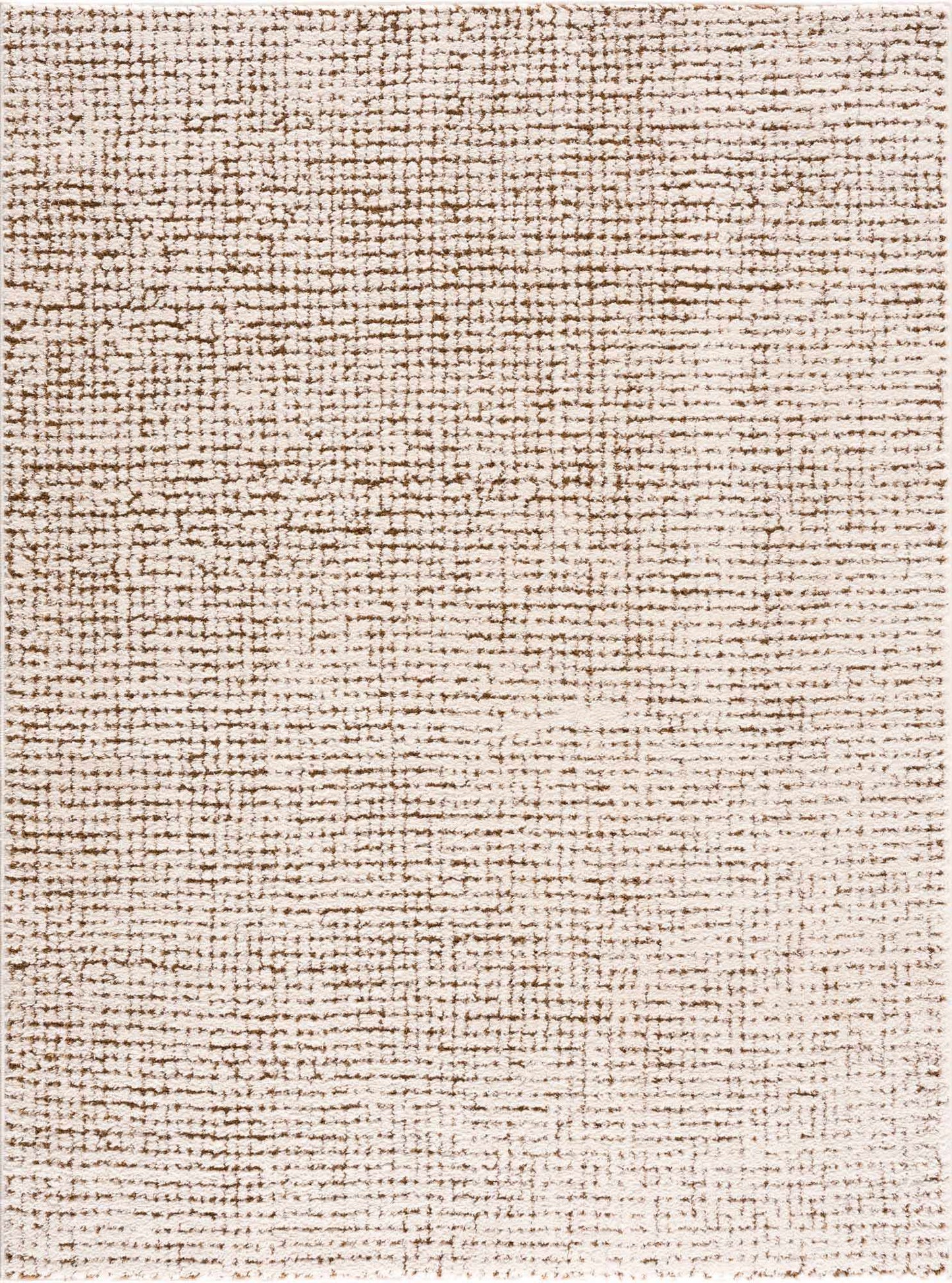 Keita Cream & Brown Area Rug-0