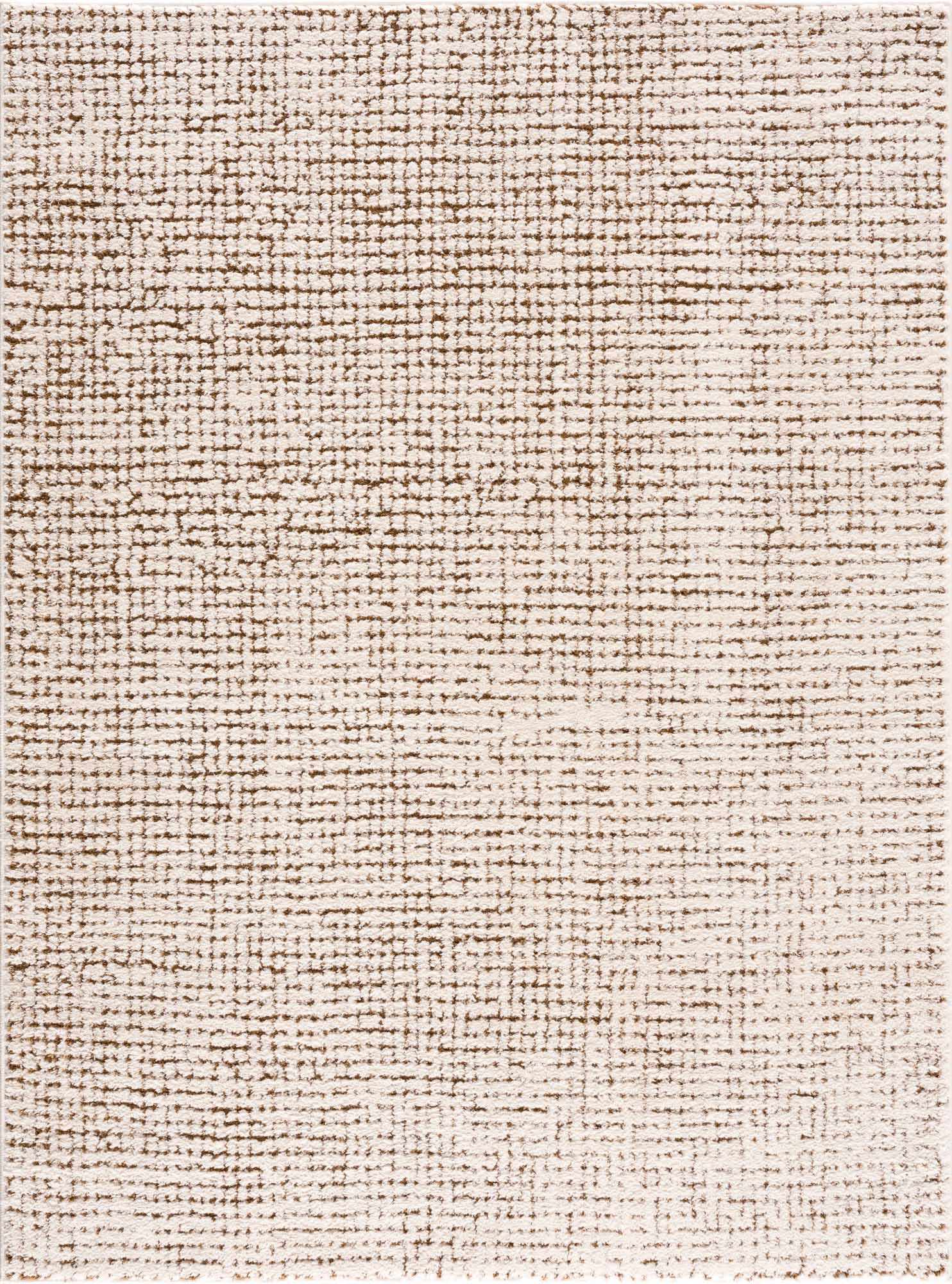 Keita Cream & Brown Area Rug-0
