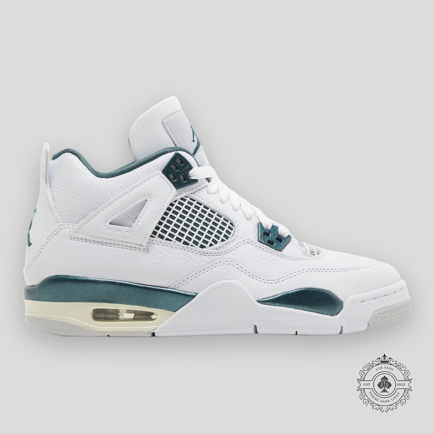 Air Jordan 4 Retro GS Oxidized Green