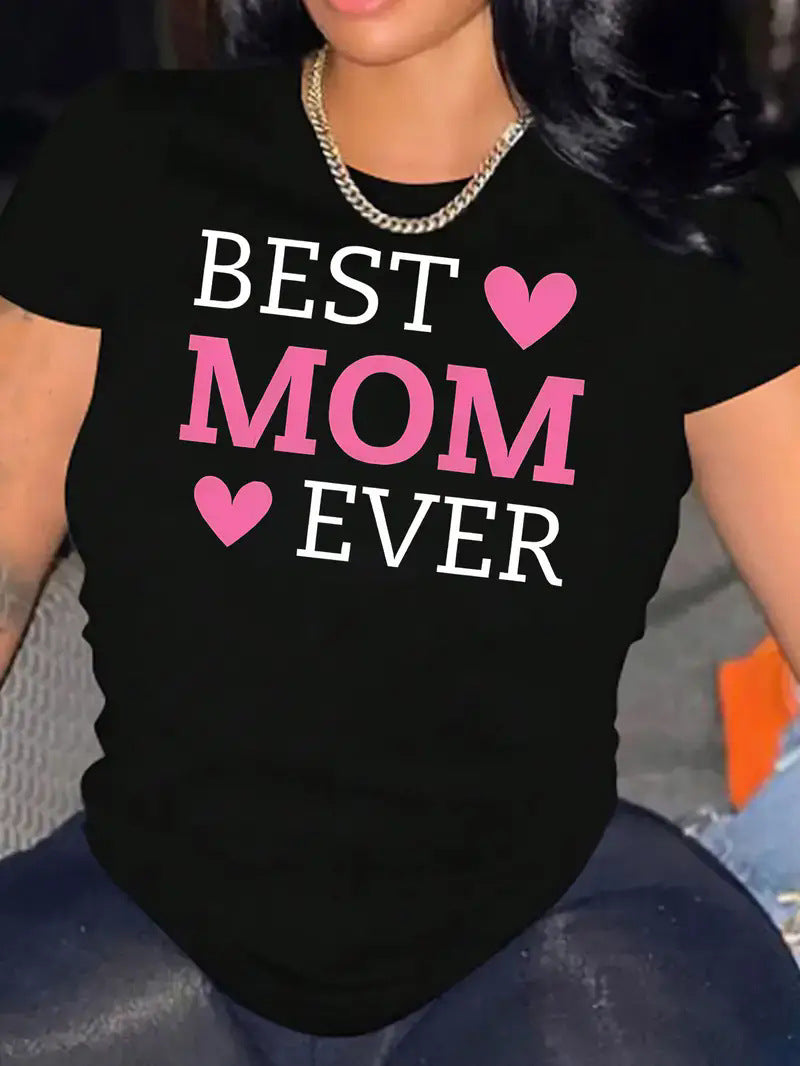 Women's Short Sleeve Round Neck T-Shirt Women's Clothing Gift