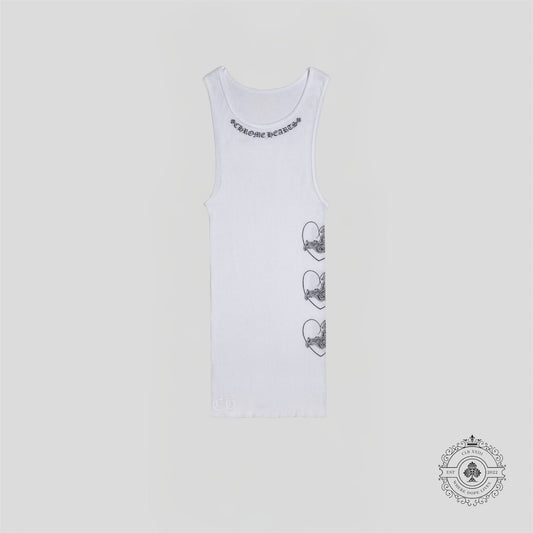 Chrome Hearts Love You Rib Tank White/Black