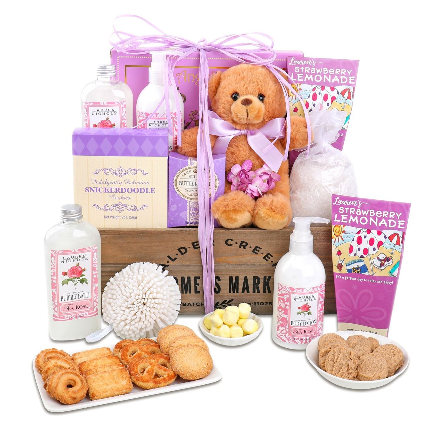 Mother's Day Pampered Rose Gift Basket