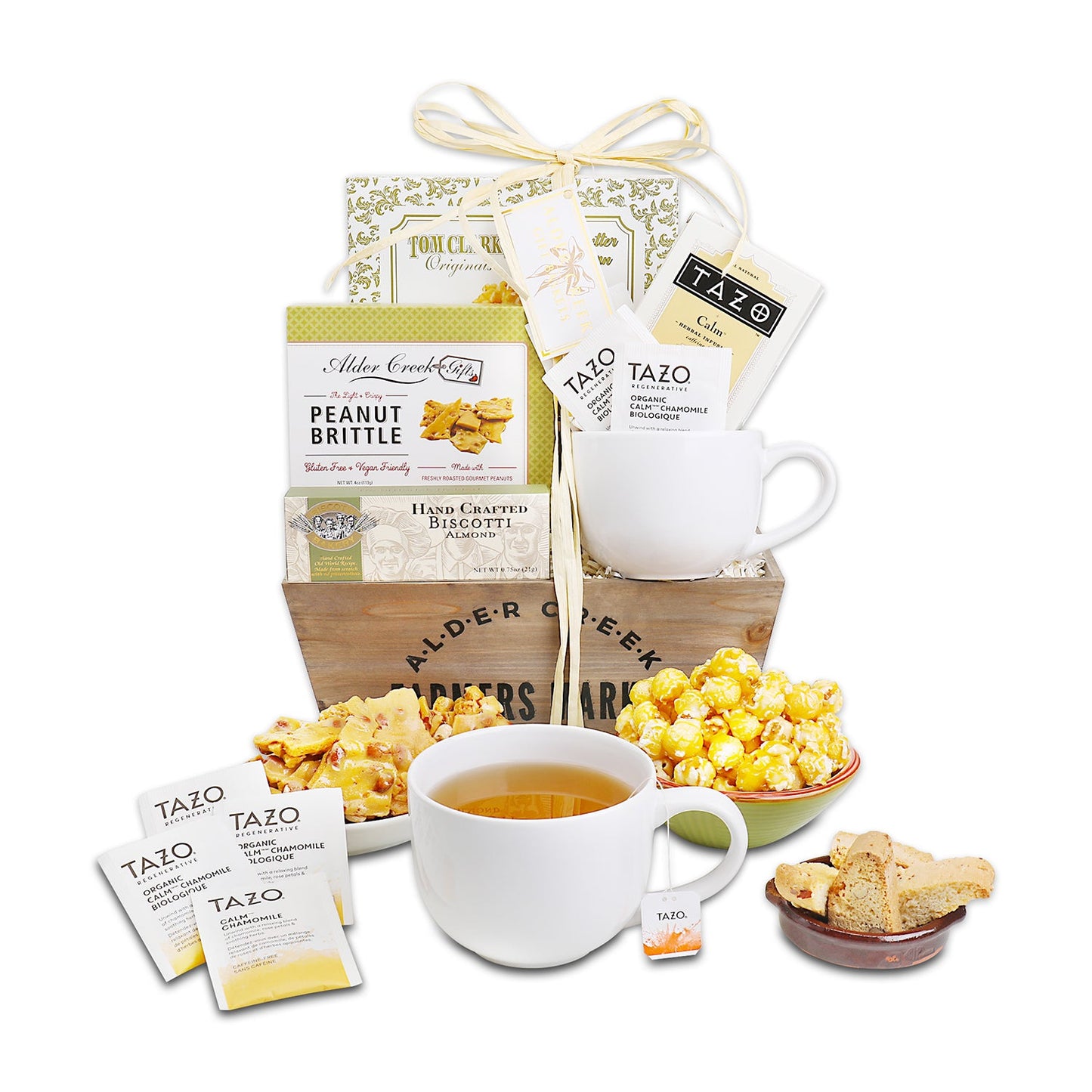 Mother's Day Serenity Tea Crate Gift Basket
