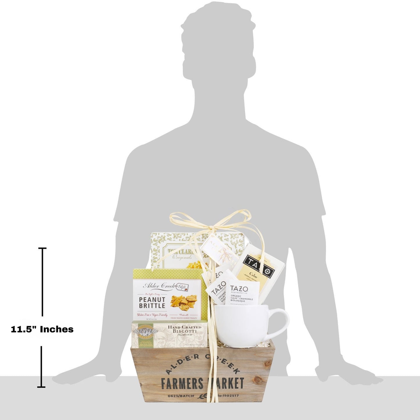 Mother's Day Serenity Tea Crate Gift Basket