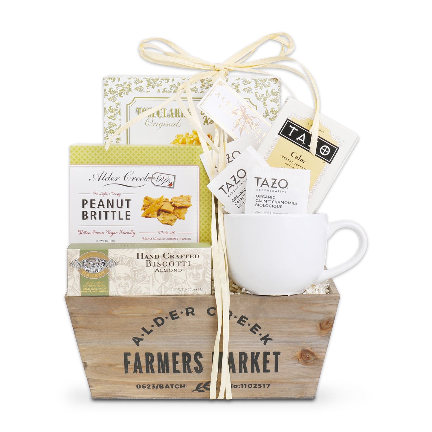 Mother's Day Serenity Tea Crate Gift Basket