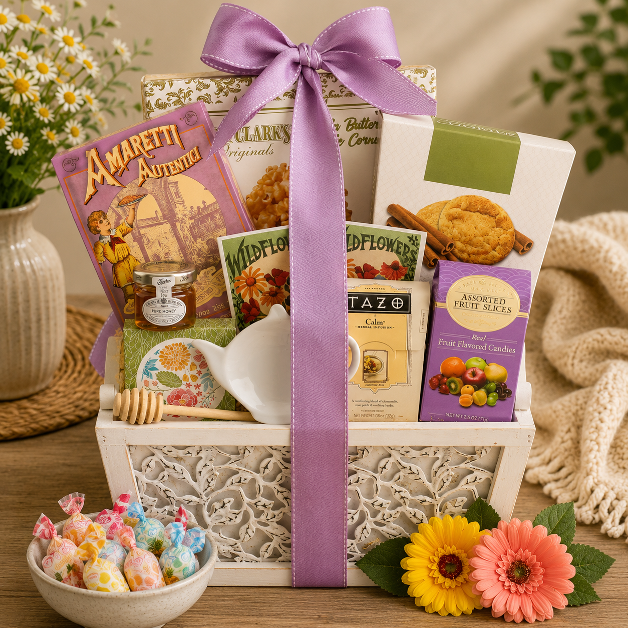 Mother’s Day Gourmet Gift Basket – Garden of Indulgence