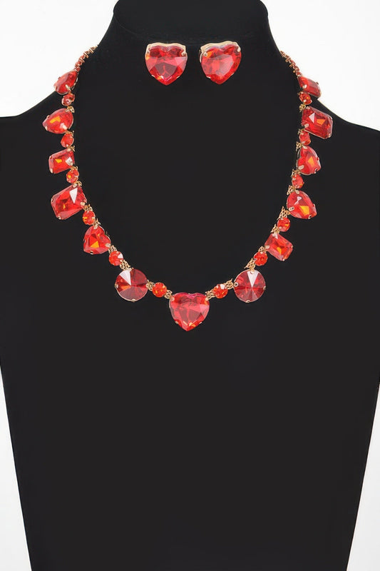 FIFTH AVENUE Stone Necklace and Earring Set: BYMANYC ® New York-0