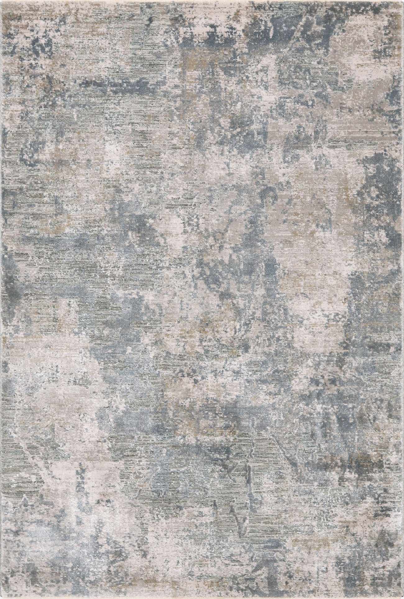 Fallin Gray Abstract Striped Luxe Rug-0