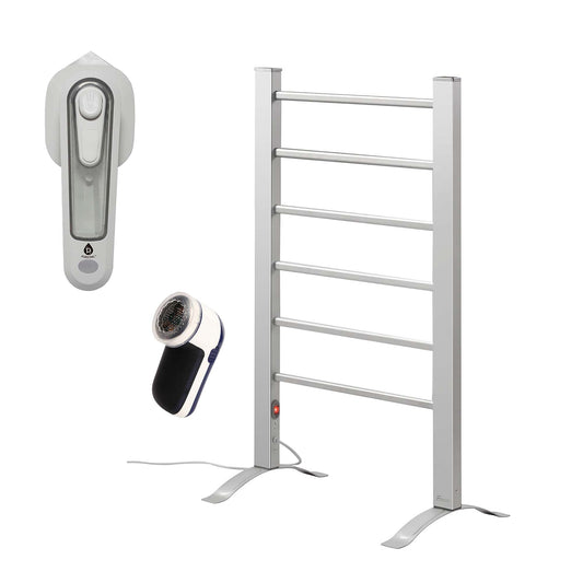 🧺 Pursonic Ultimate Laundry & Fabric Care Bundle – Mini Iron, Fabric Shaver & Electric Towel Warmer-0