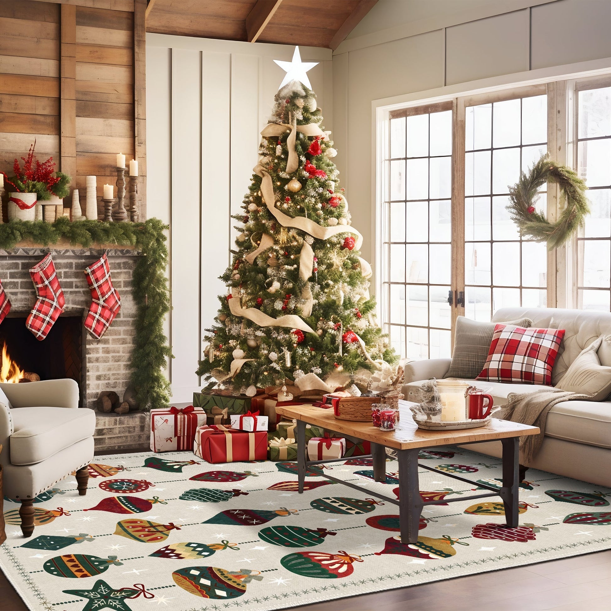 Wisconsin Christmas Rug-2
