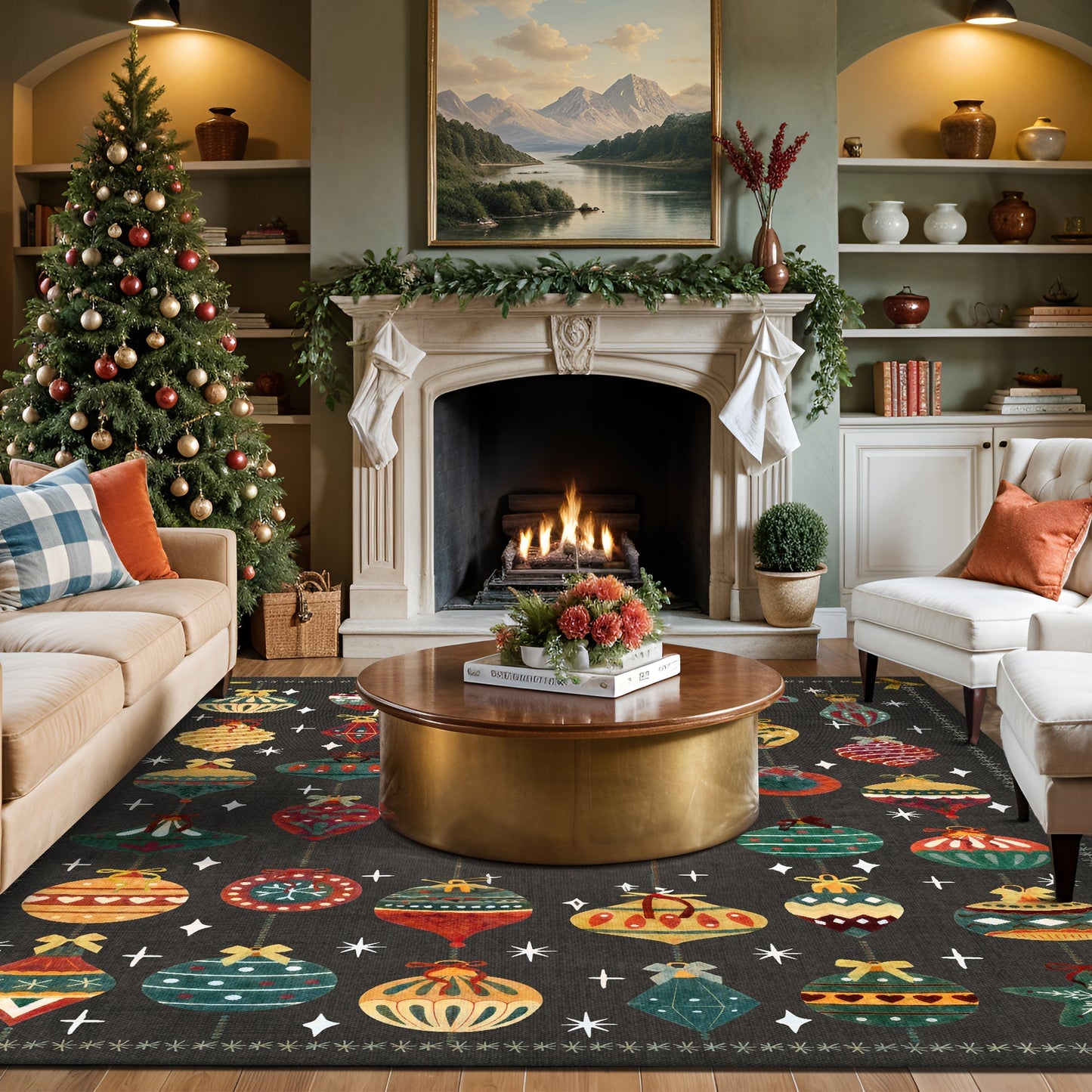 Wyoming Christmas Rug-1