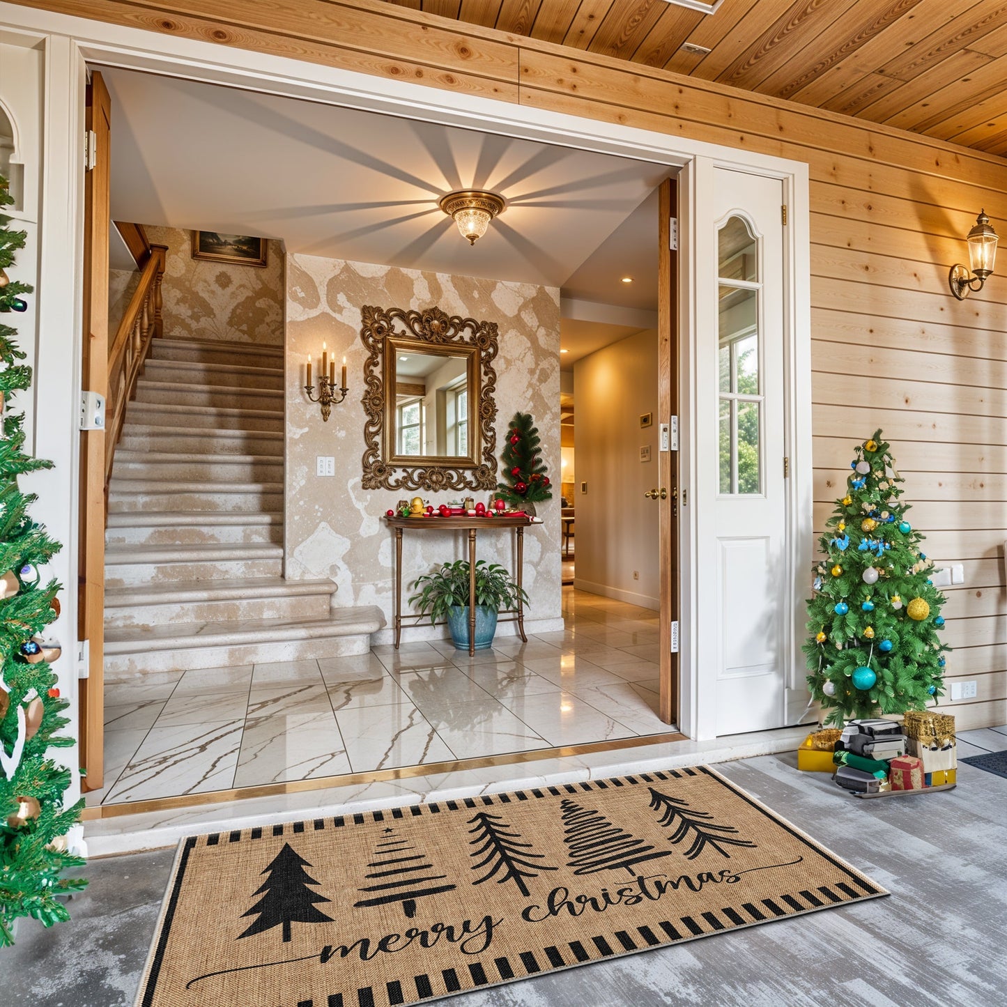 Vermont Christmas Doormat-1