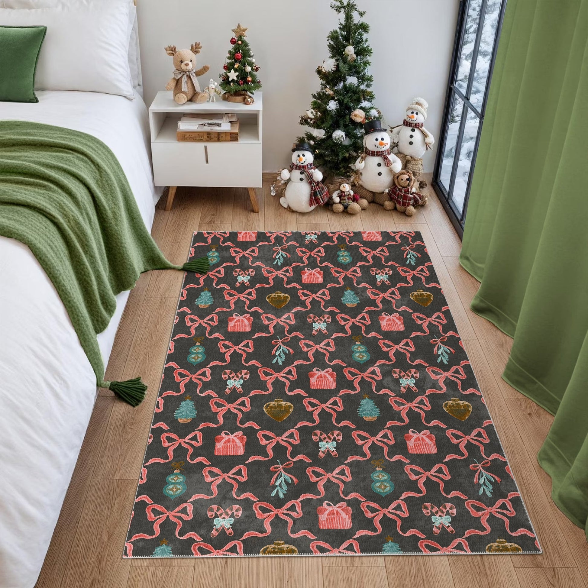 Nuvin Christmas Area Rug-1