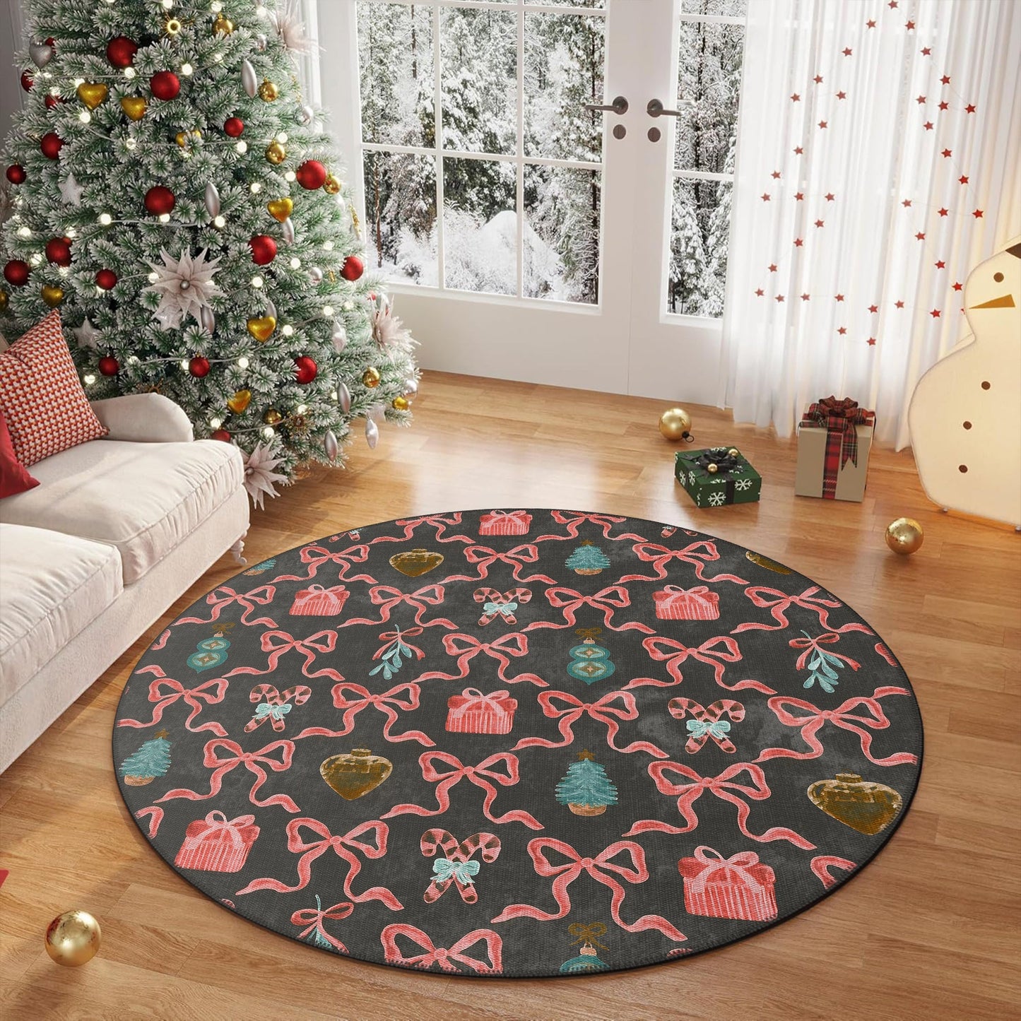 Nuvin Christmas Area Rug-3