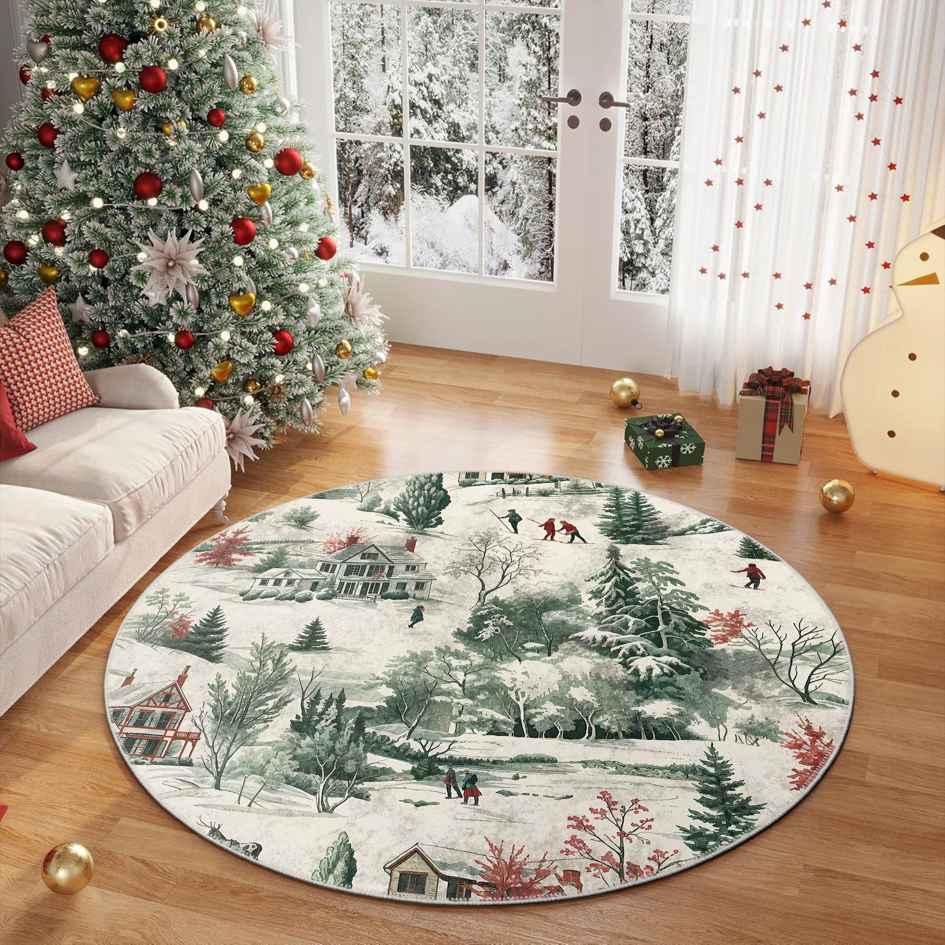 Glowmas Christmas Area Rug-2
