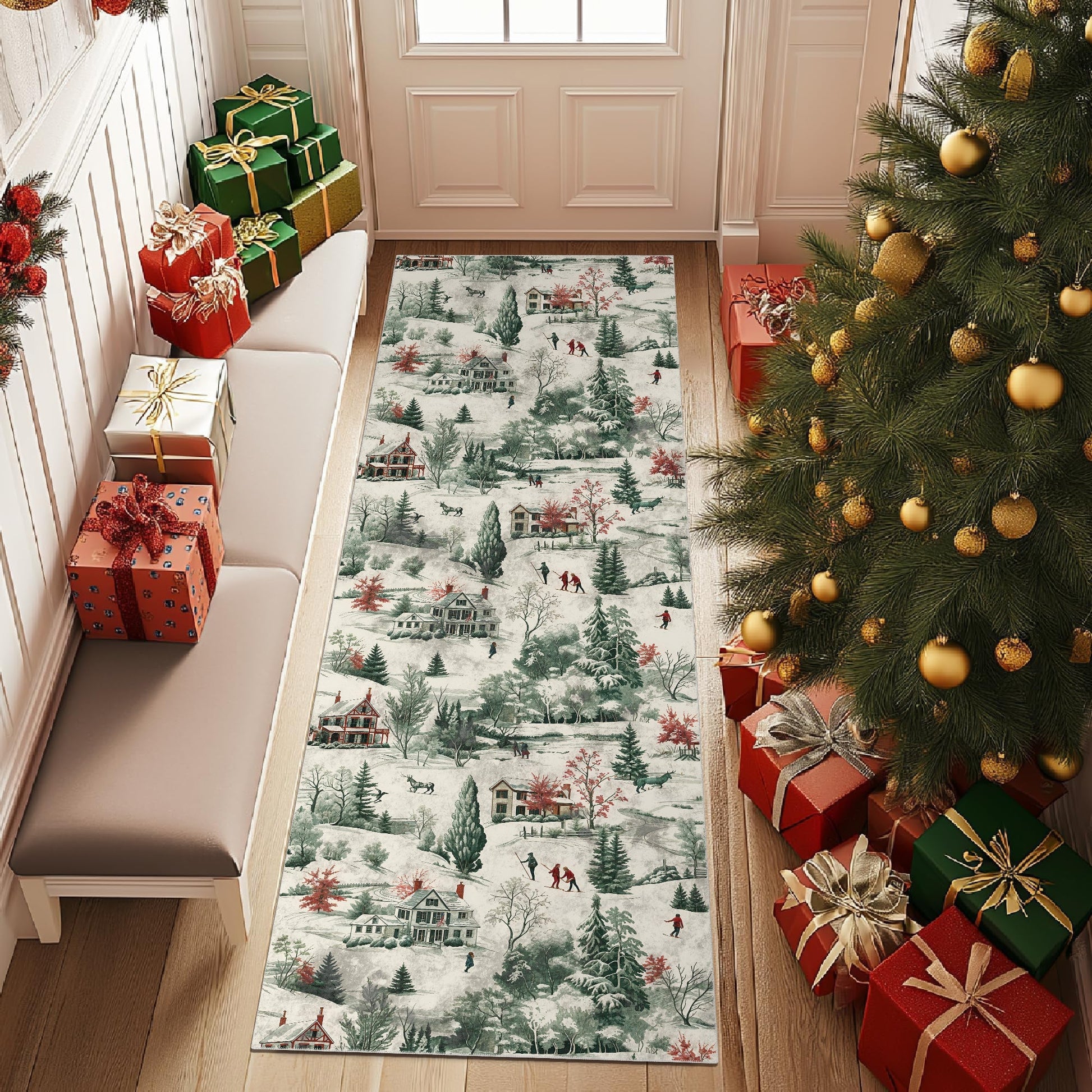 Glowmas Christmas Area Rug-3
