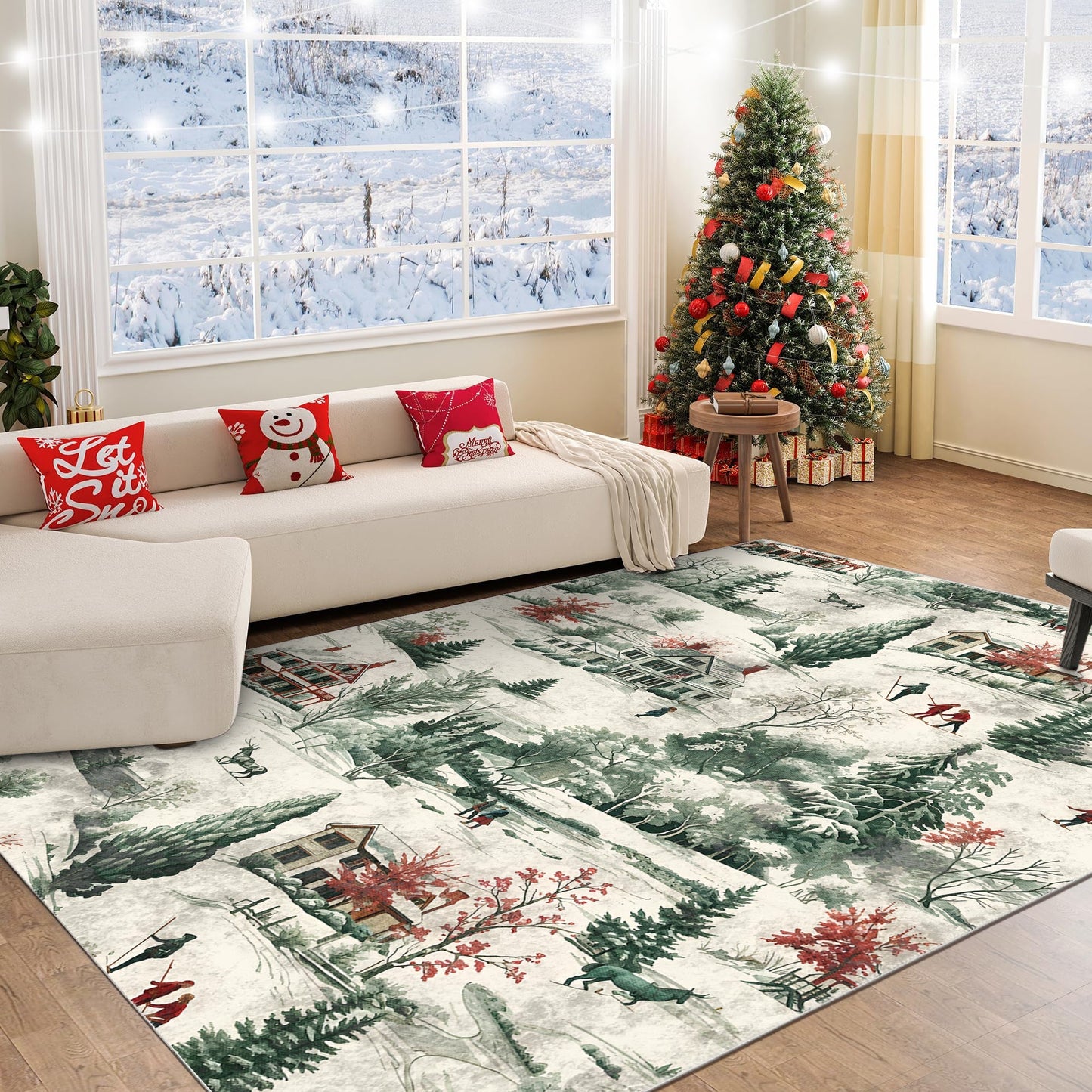 Glowmas Christmas Area Rug-4