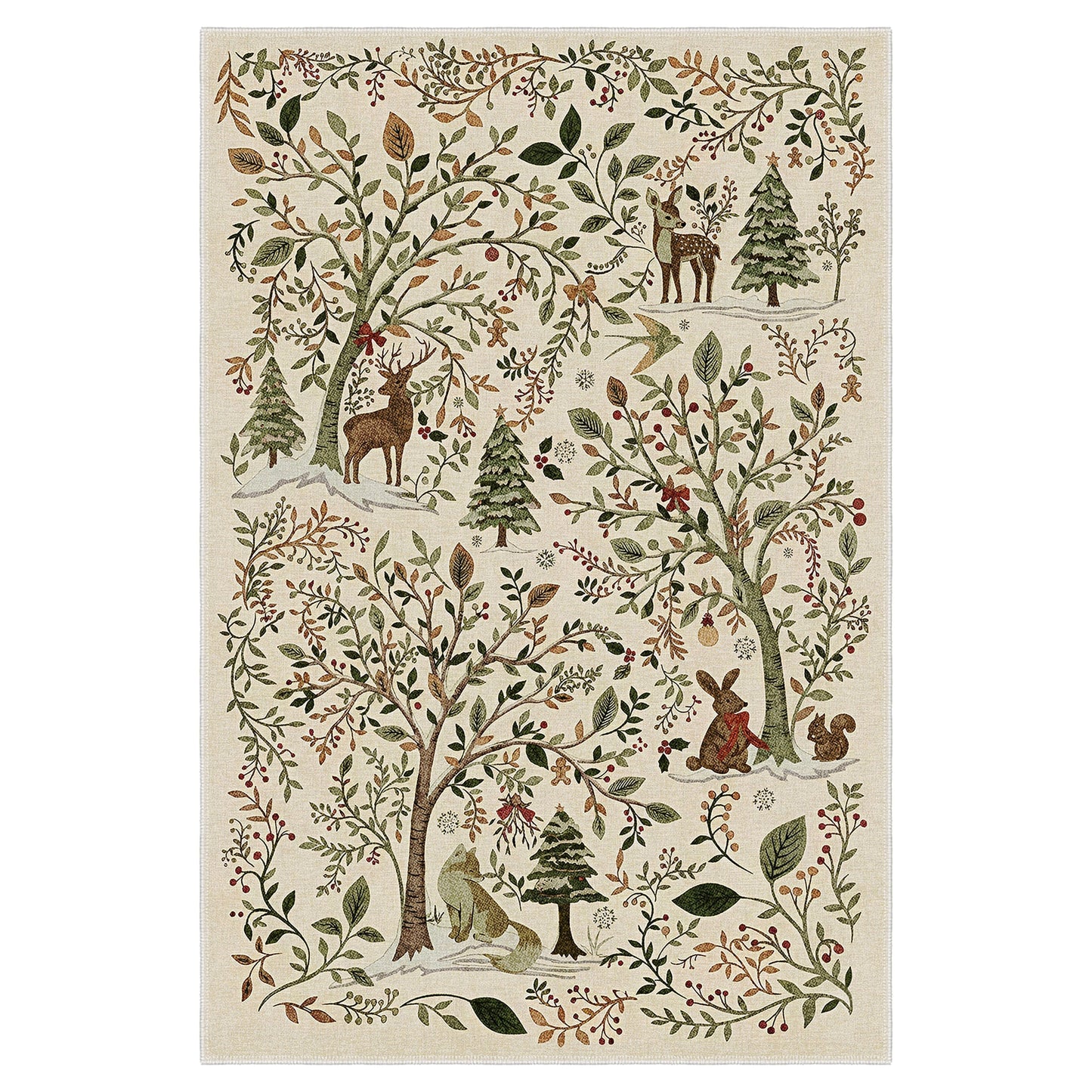Solvyn Christmas Area Rug-0