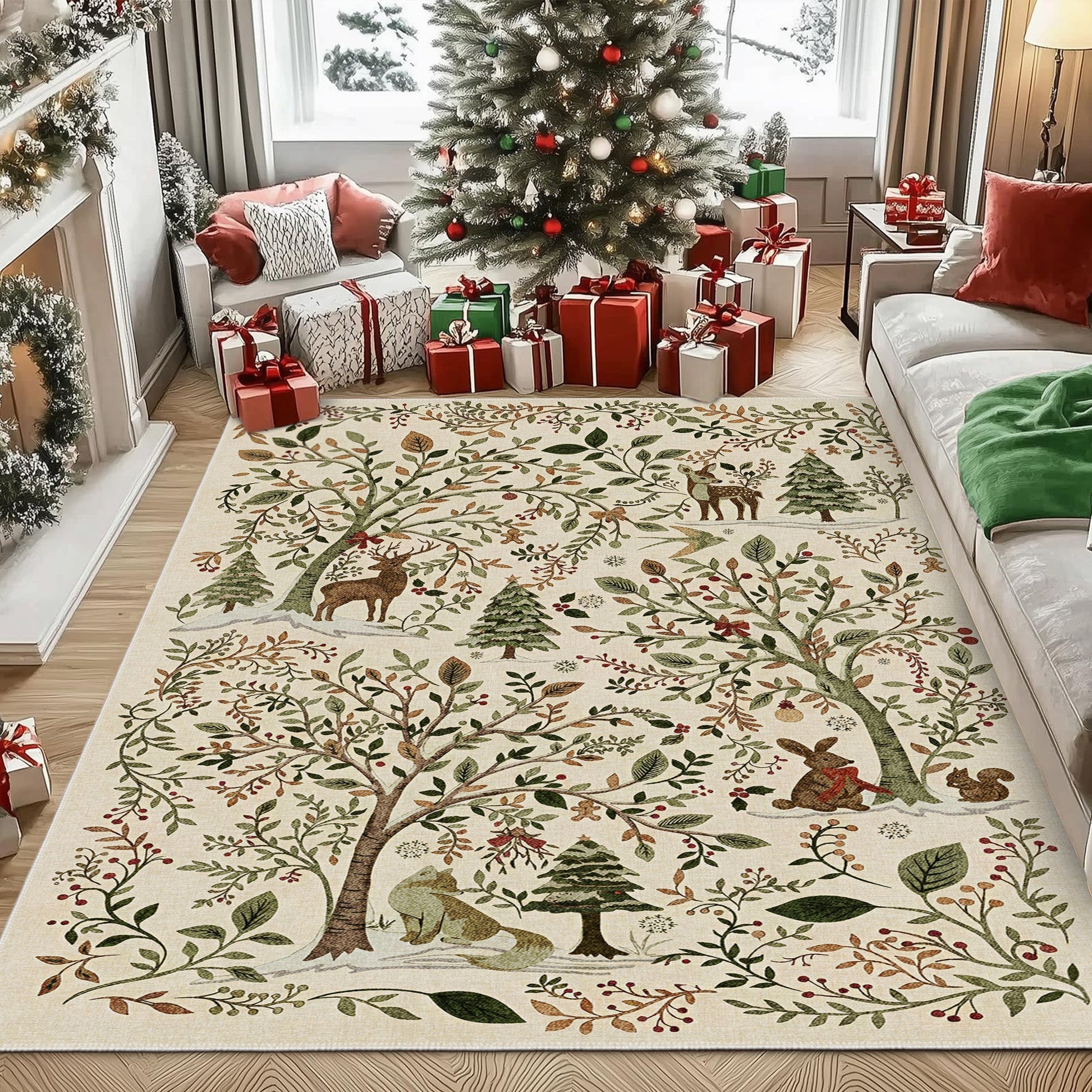Solvyn Christmas Area Rug-4