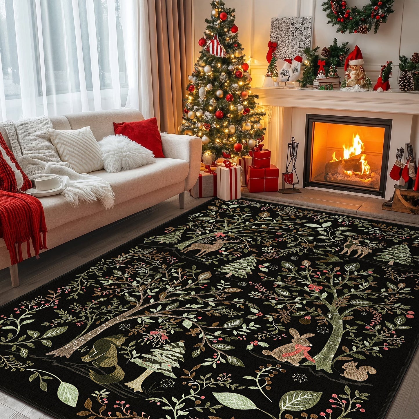 Myrado Christmas Area Rug-3