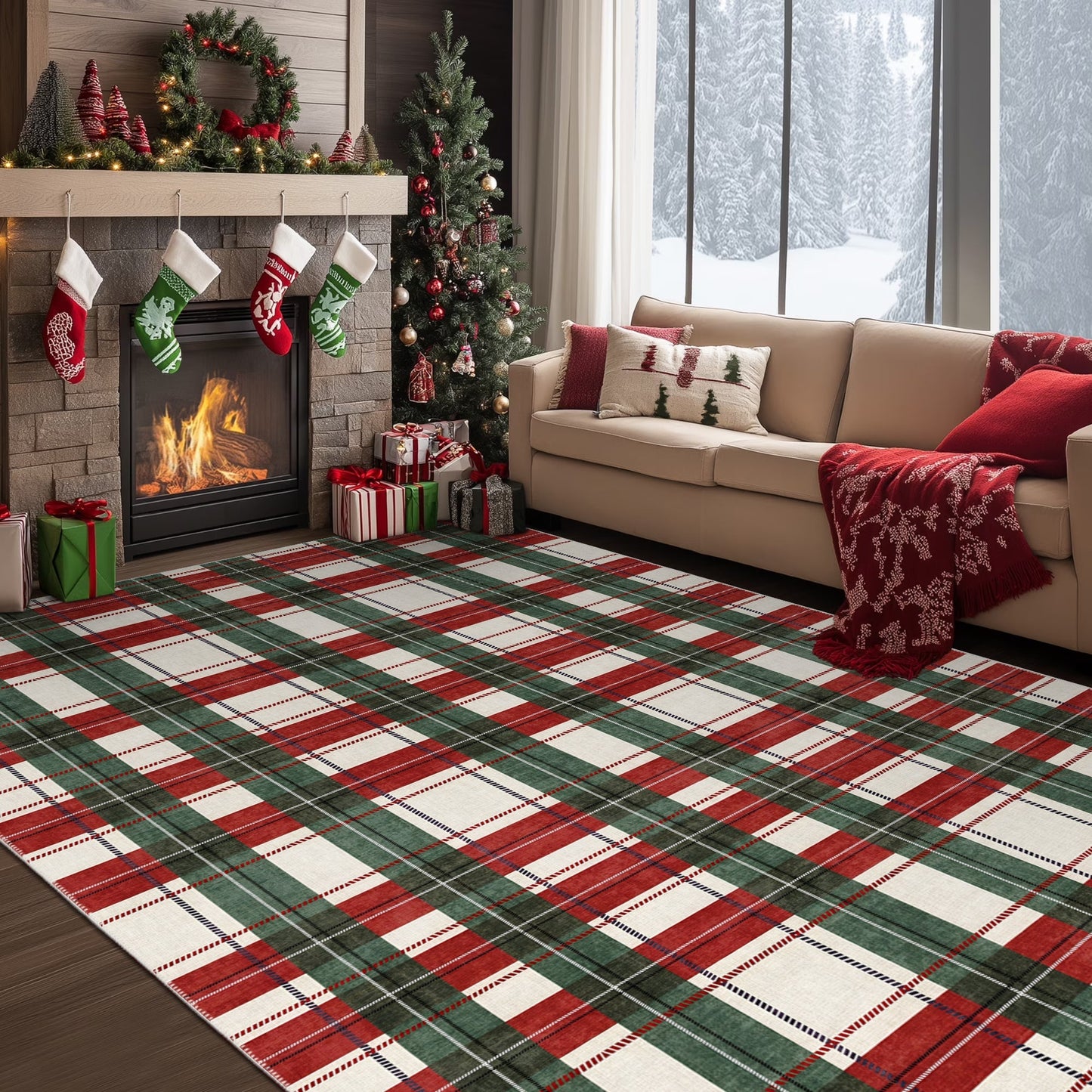 Avyra Christmas Area Rug-1