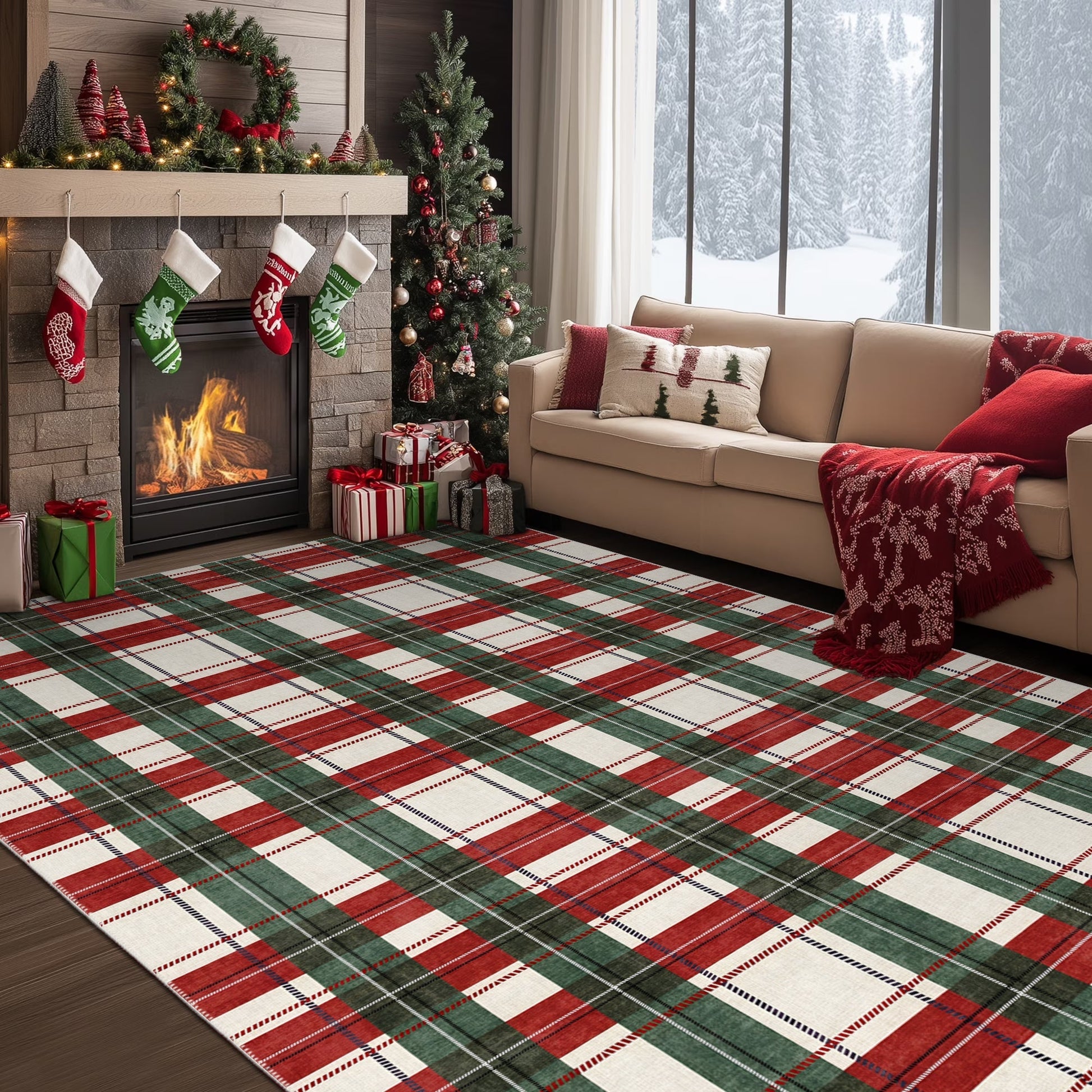 Avyra Christmas Area Rug-1