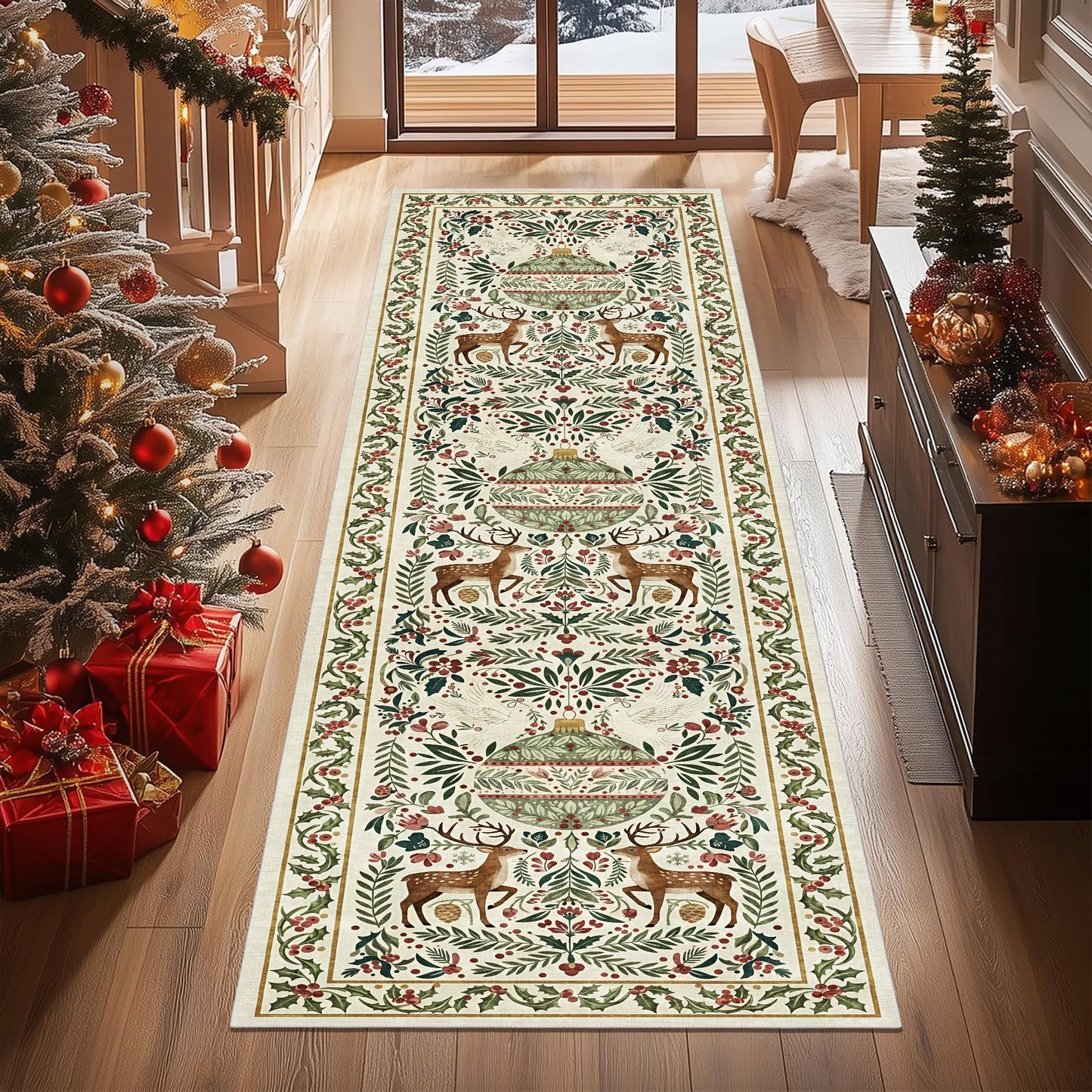 Teryna Christmas Area Rug-2