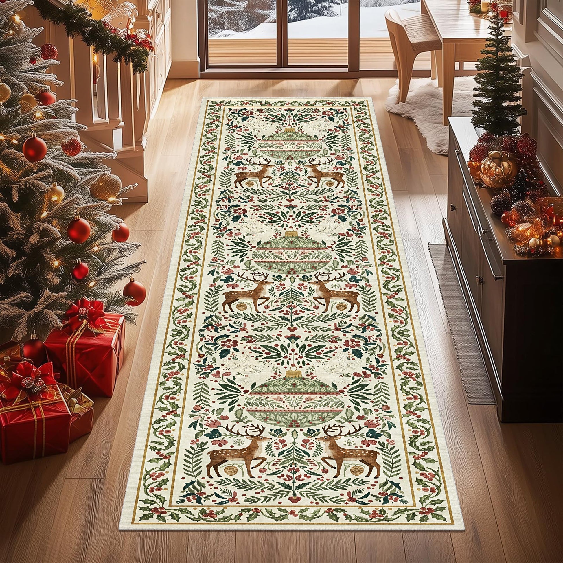 Teryna Christmas Area Rug-2