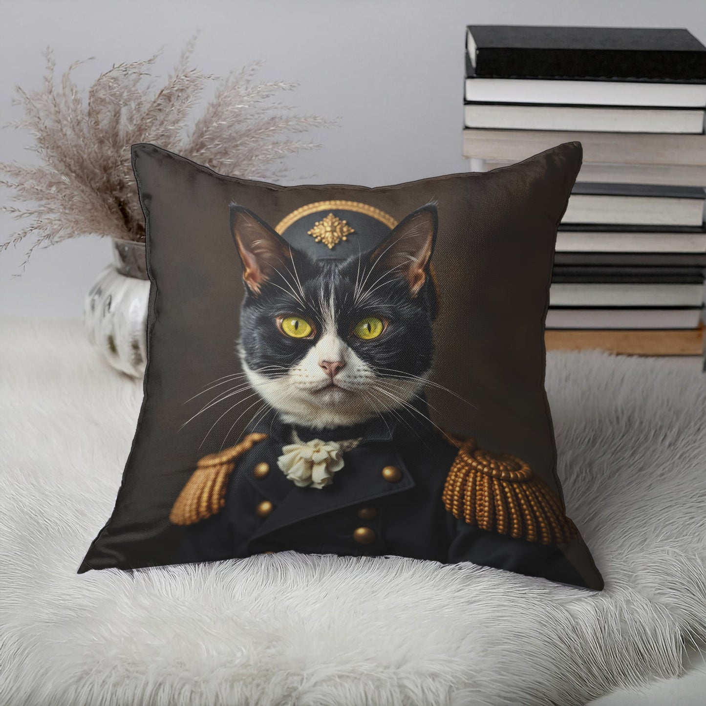 17th Century Cat Pillow Cover-1