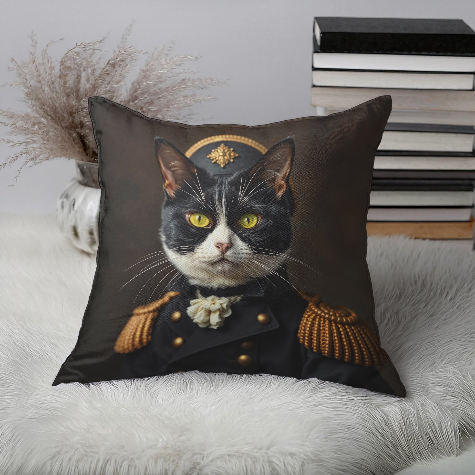 17th Century Cat Pillow Cover-1