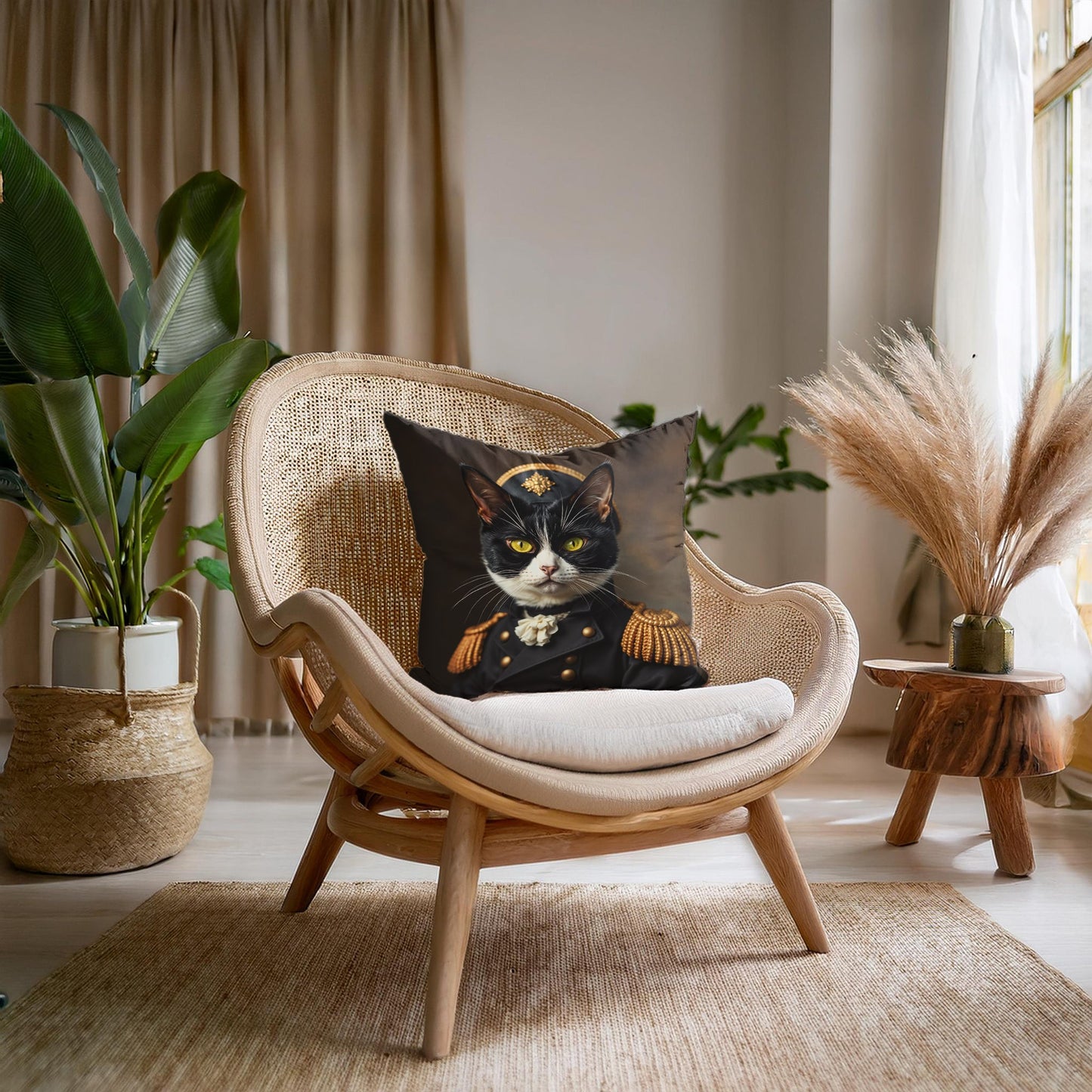 17th Century Cat Pillow Cover-2