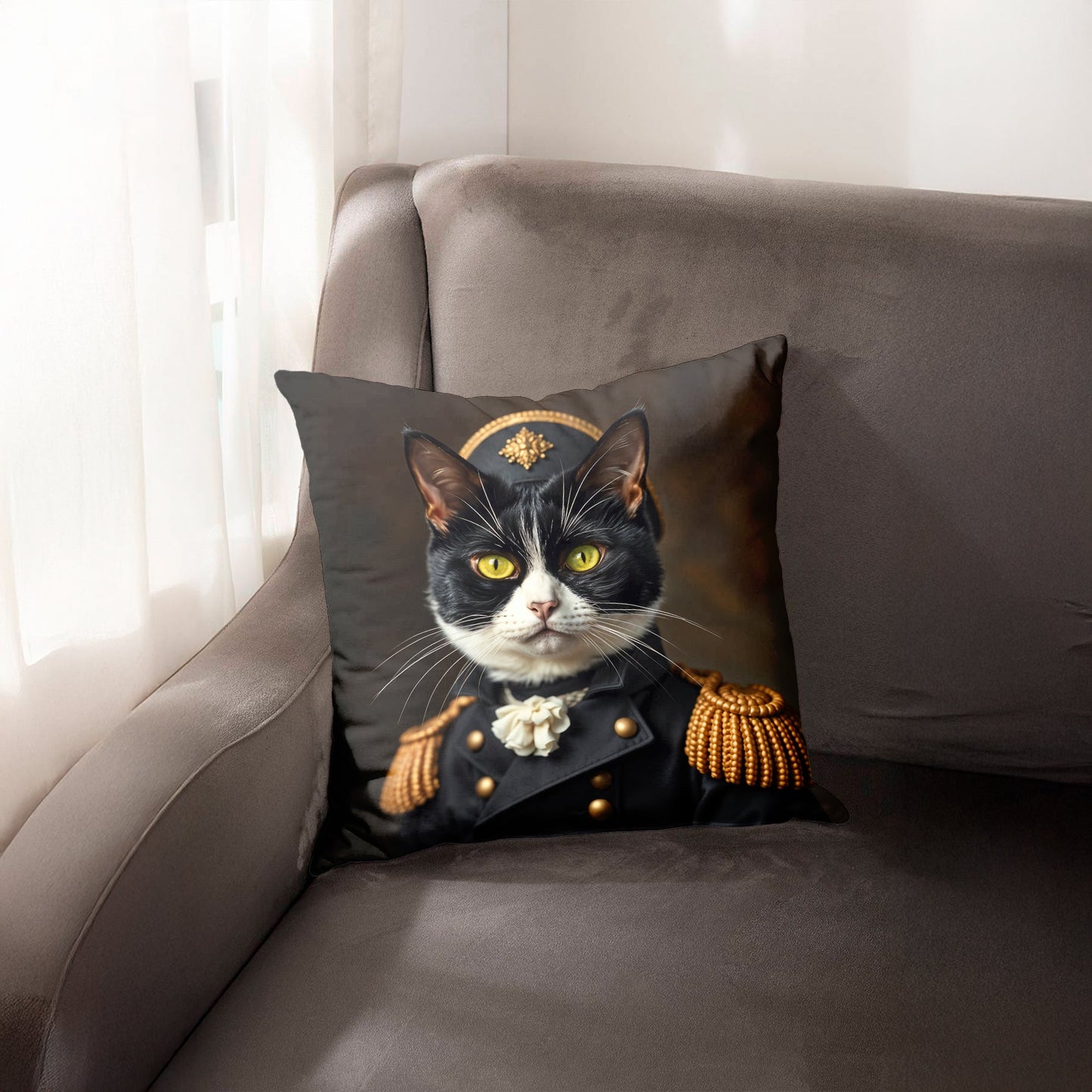 17th Century Cat Pillow Cover-4