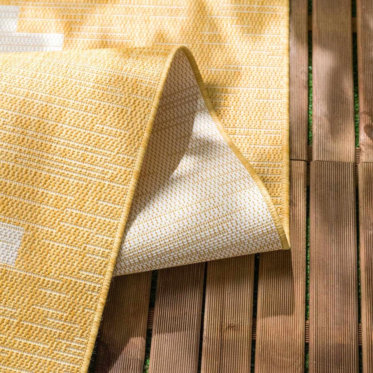 Djugun Yellow Outdoor Rug-4