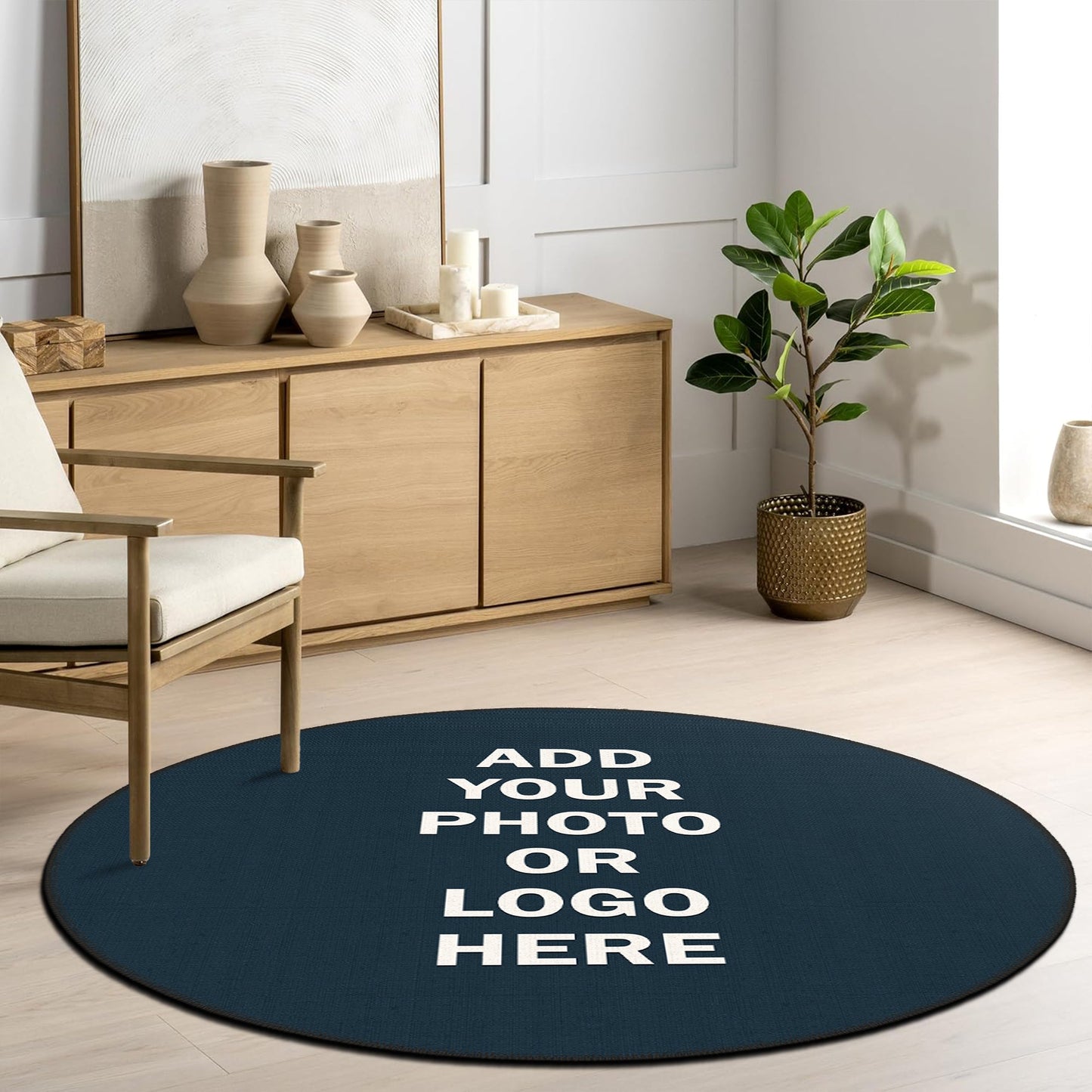 Custom Round Rug-2