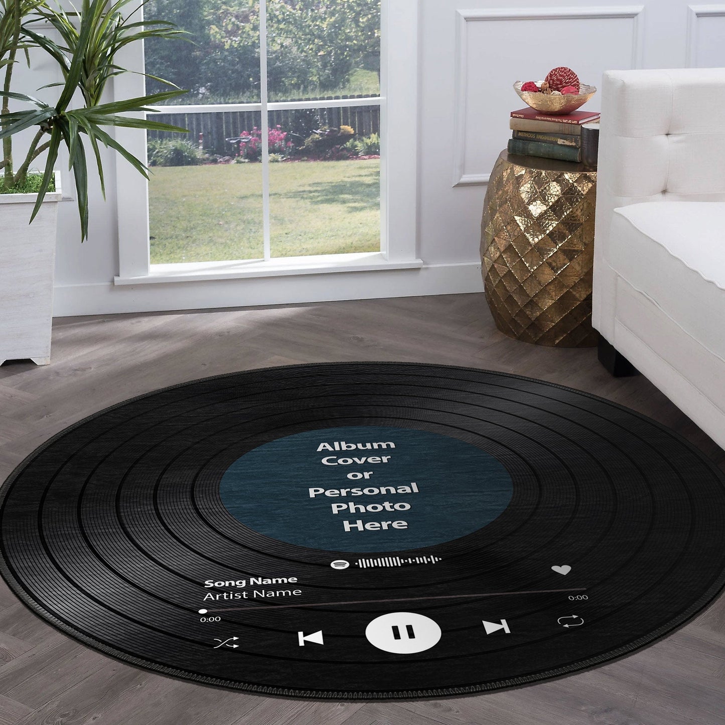 Custom Plaque Spotify Rug-1