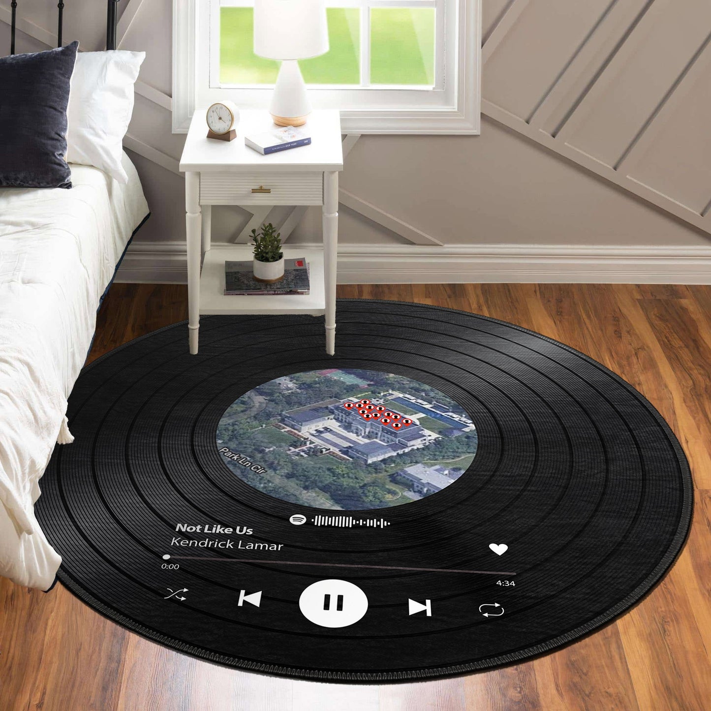 Custom Plaque Spotify Rug-2