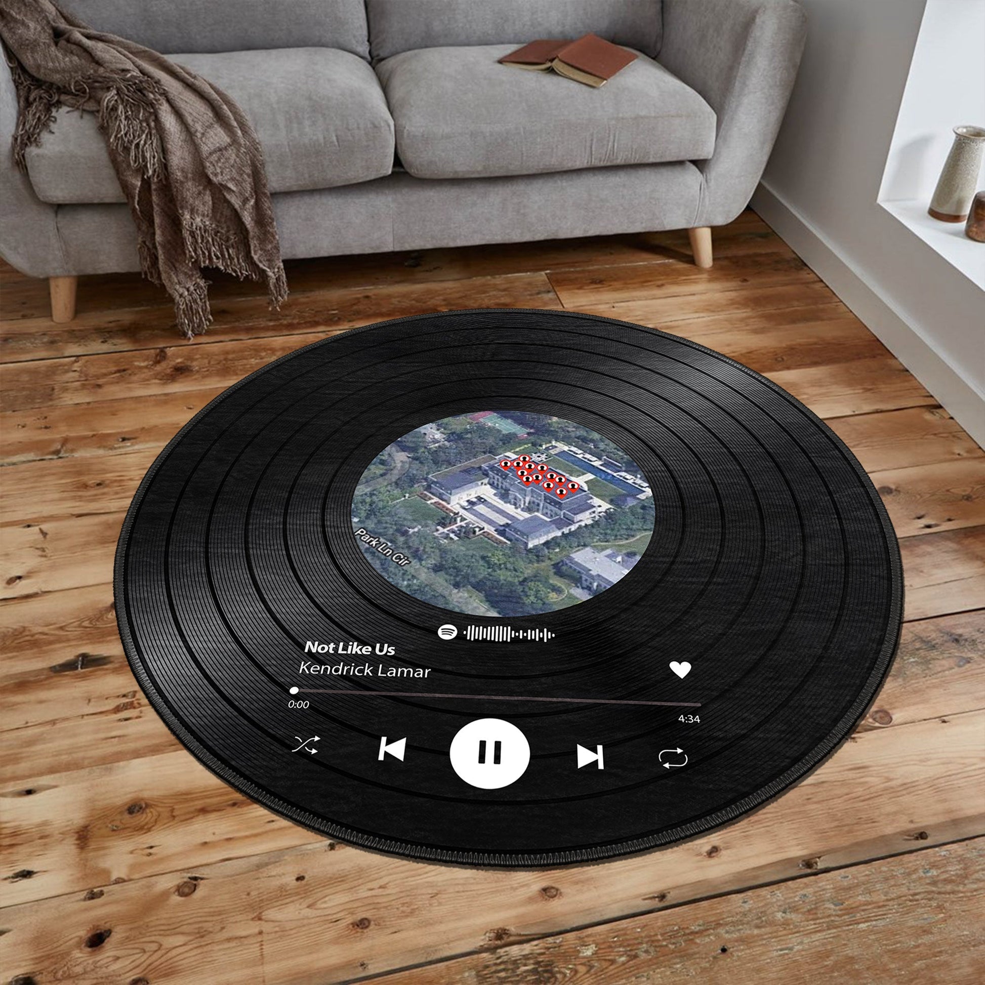 Custom Plaque Spotify Rug-3