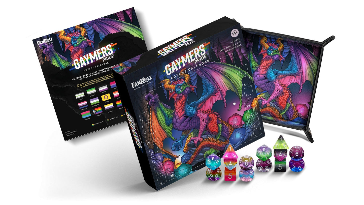 2025 Pride Month Dice Advent Calendar