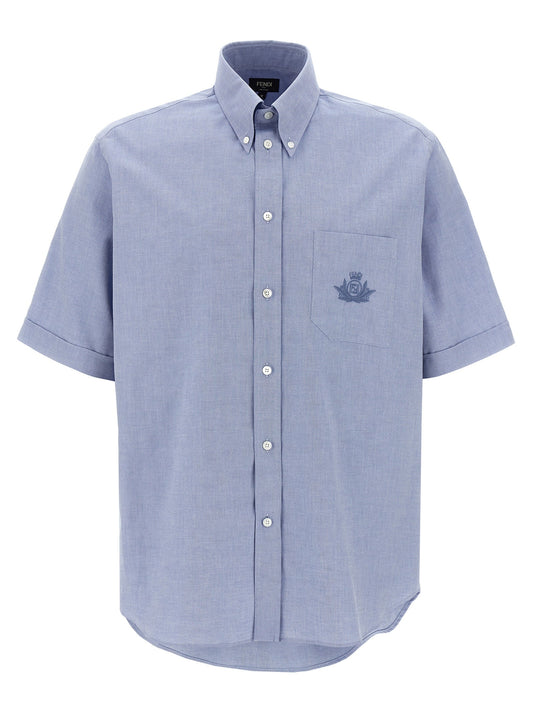 Fendi Men 'Fendi Crest' Shirt