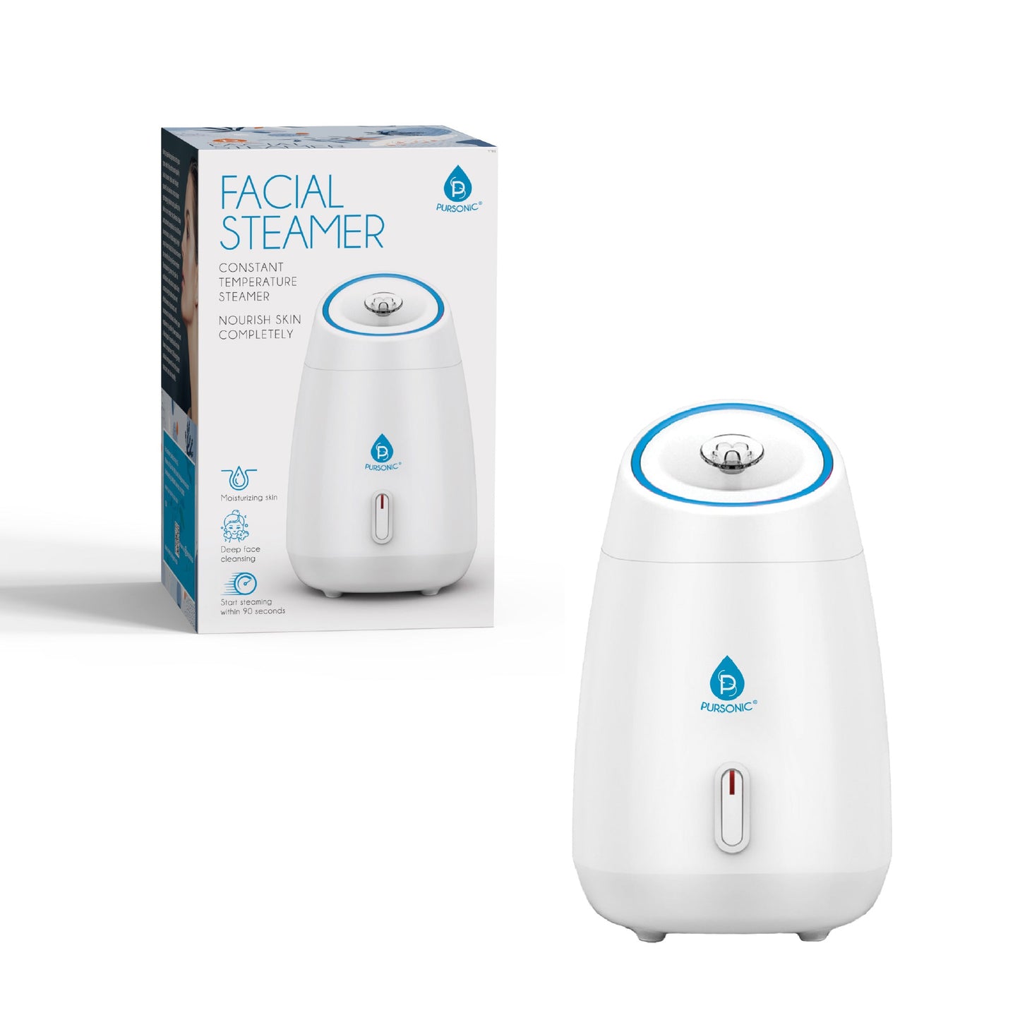 Pursonic Facial Steamer Hot Mist Moisturizing Spa-0