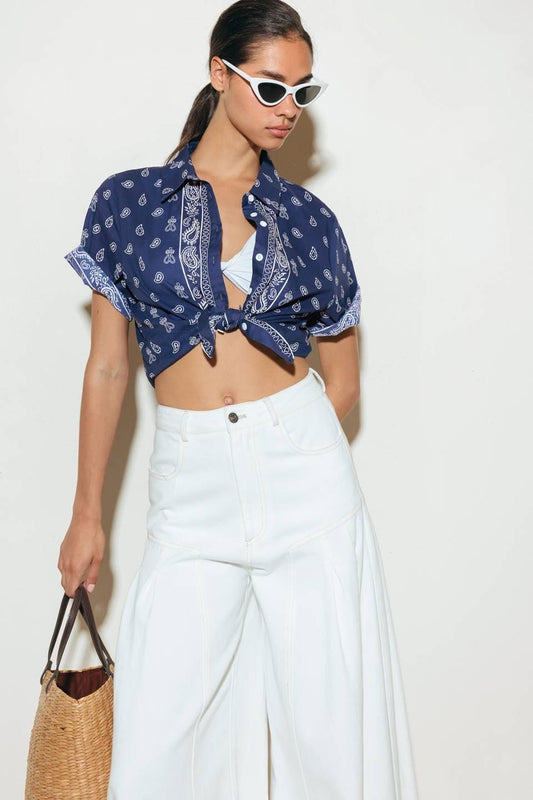 SUNKISSED MEADOW WOVEN SHIRT