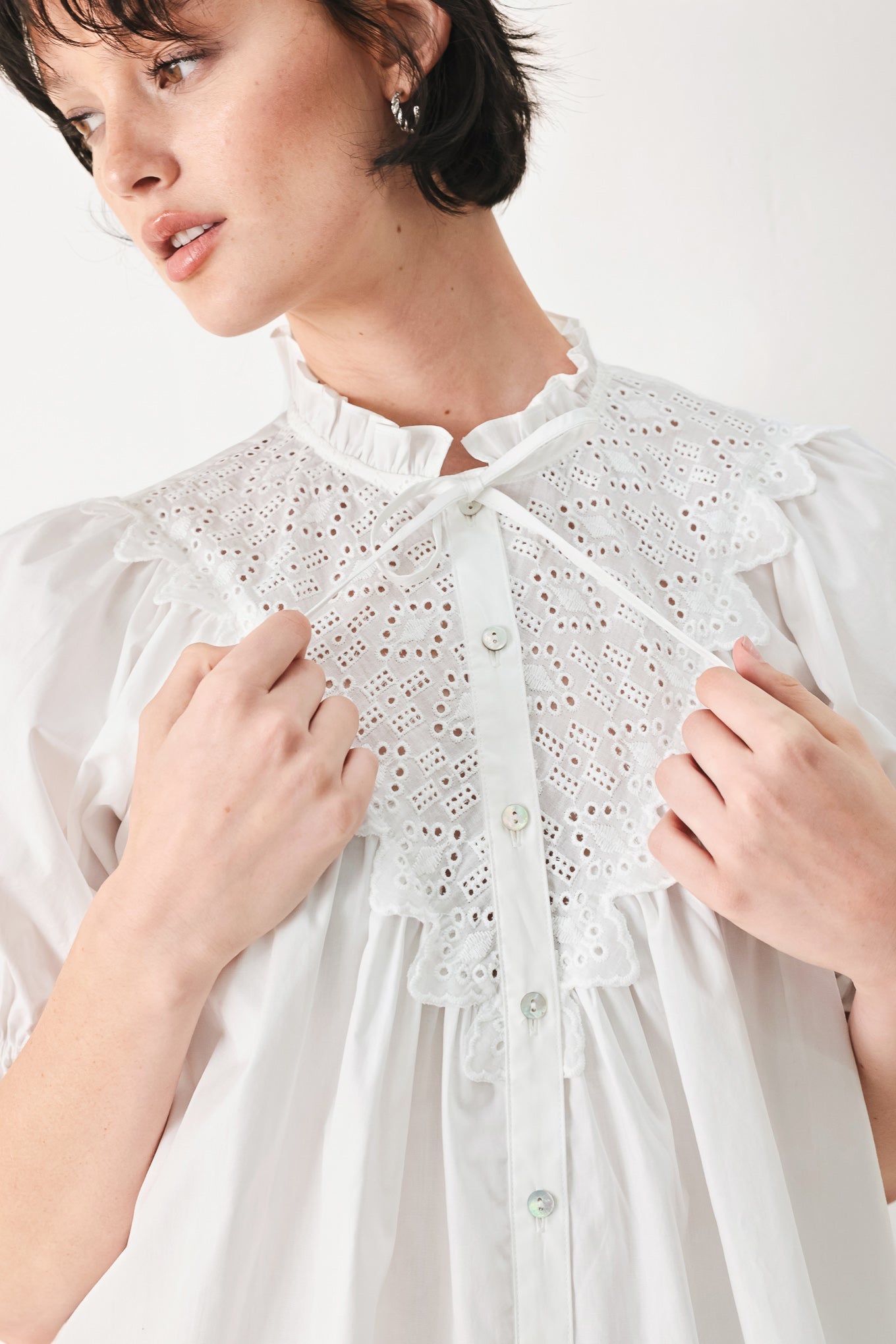 [PREORDER] SWEET NOTE MOMENT WOVEN TOP