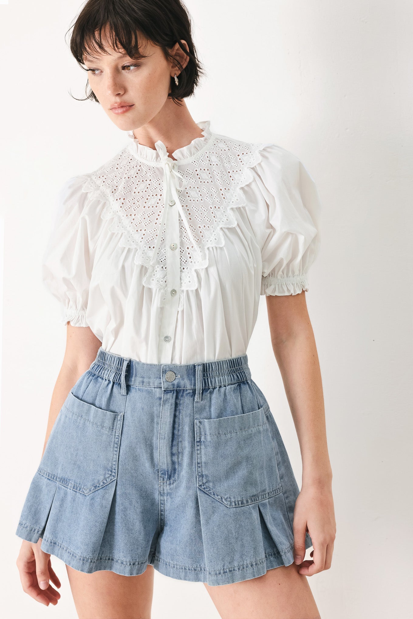[PREORDER] SWEET NOTE MOMENT WOVEN TOP
