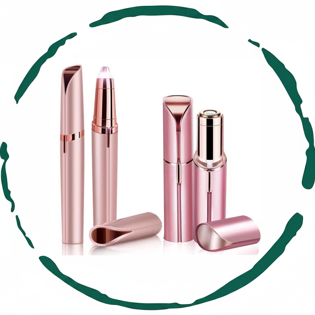 Rechargeable Facial + Eyebrow Hair Removers Set -2 Pack