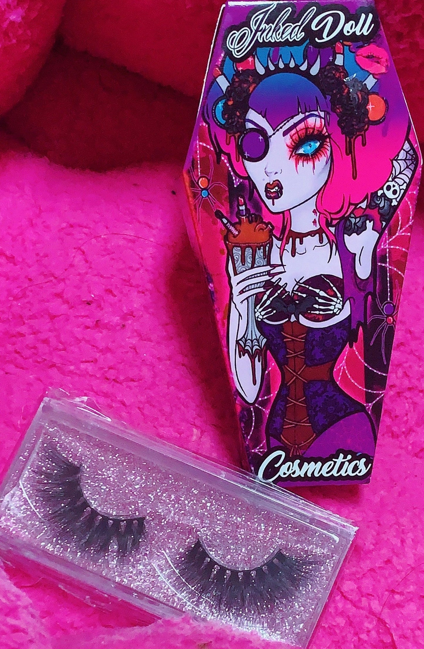 "FATAL VOWS!" 3D DreamDoll Lashes *Coffin Case*