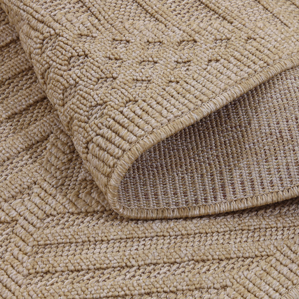 Fava Beige Machine Woven Rug-4