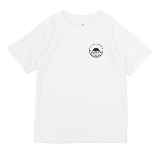 Feather 4 Arrow Kids Icon Rashguard White |  LeTank NYC