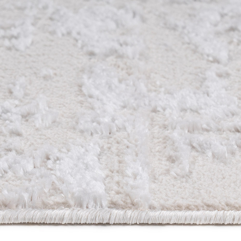 Pulse White Machine Woven Rug-4